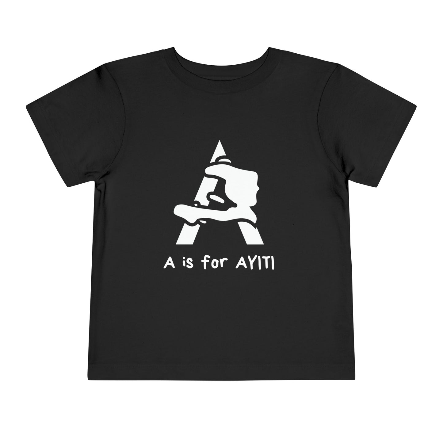 “A is for Ayiti” Toddler Tee - Reclaiming the Name of Our Homeland