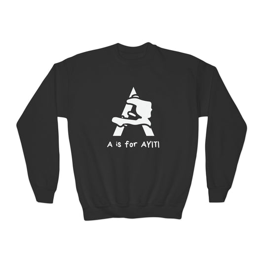 "A is for Ayiti" Youth Sweatshirt