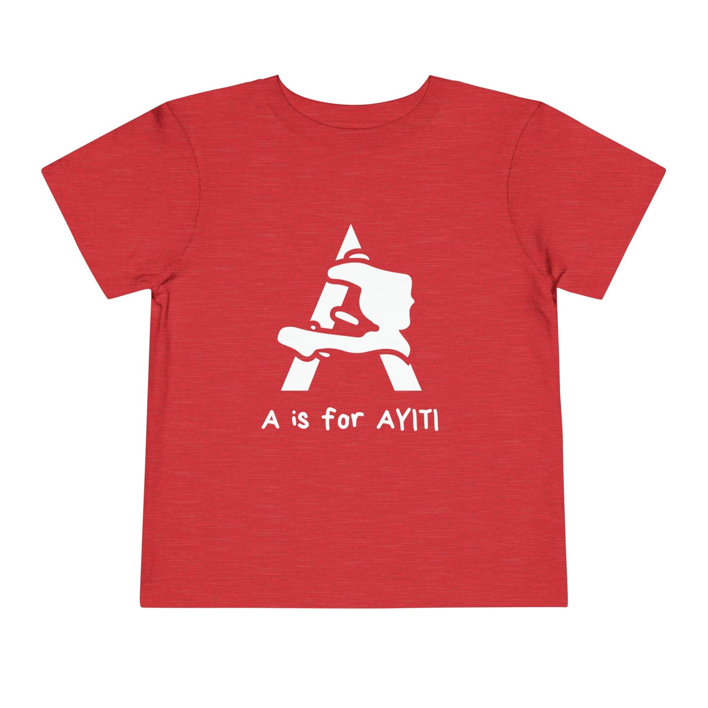 “A is for Ayiti” Toddler Tee - Reclaiming the Name of Our Homeland