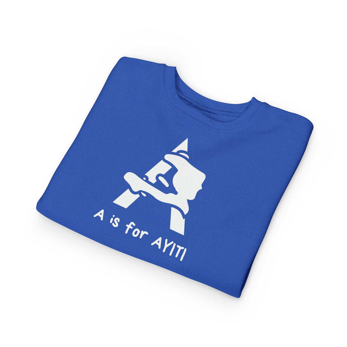 "A is for Ayiti" Toddler Sweatshirt