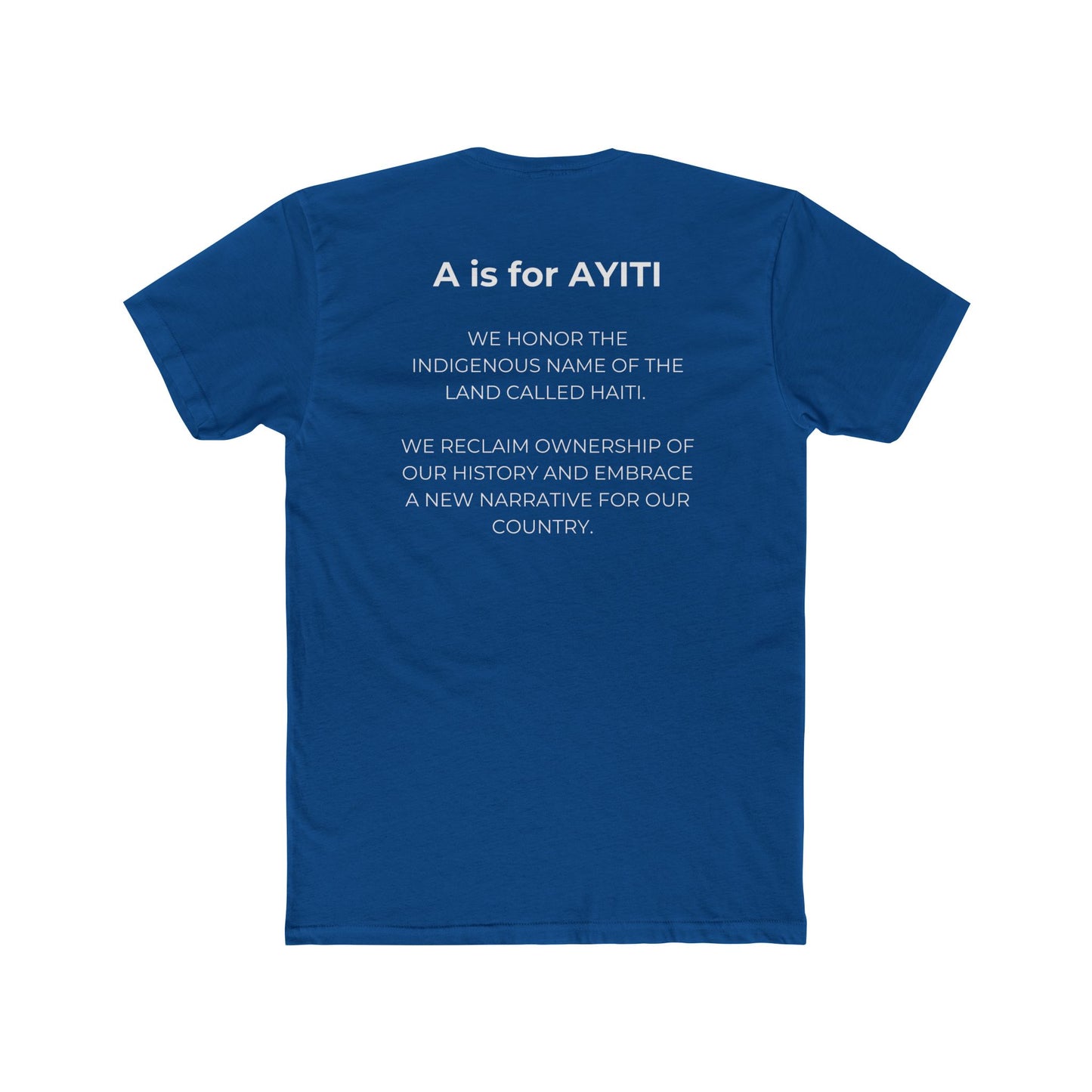 “A is for Ayiti” Tee - Reclaiming the Name of Our Homeland