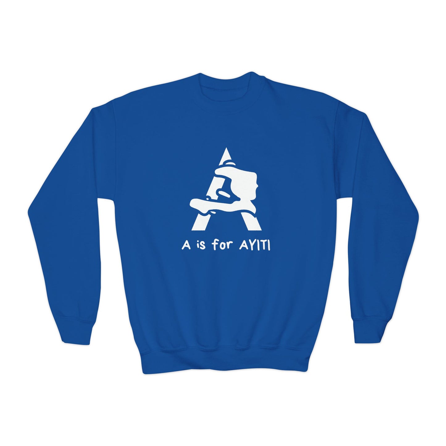 "A is for Ayiti" Youth Sweatshirt