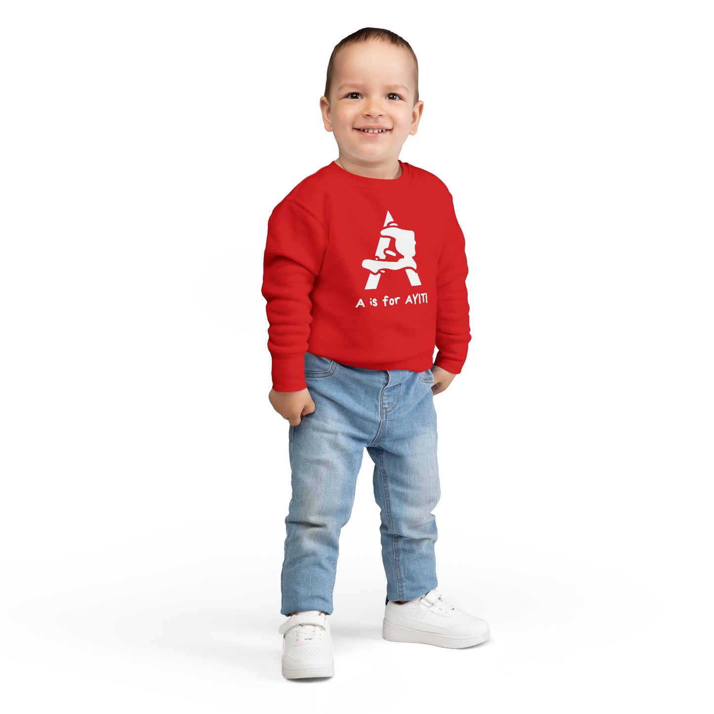 "A is for Ayiti" Toddler Sweatshirt