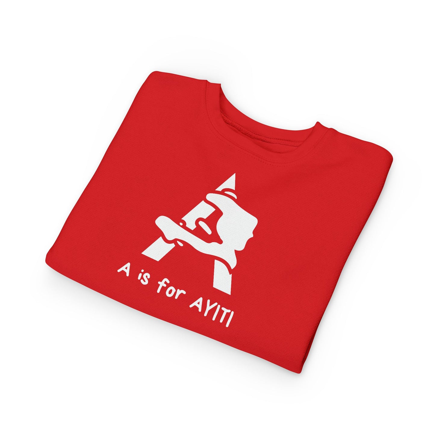 "A is for Ayiti" Toddler Sweatshirt