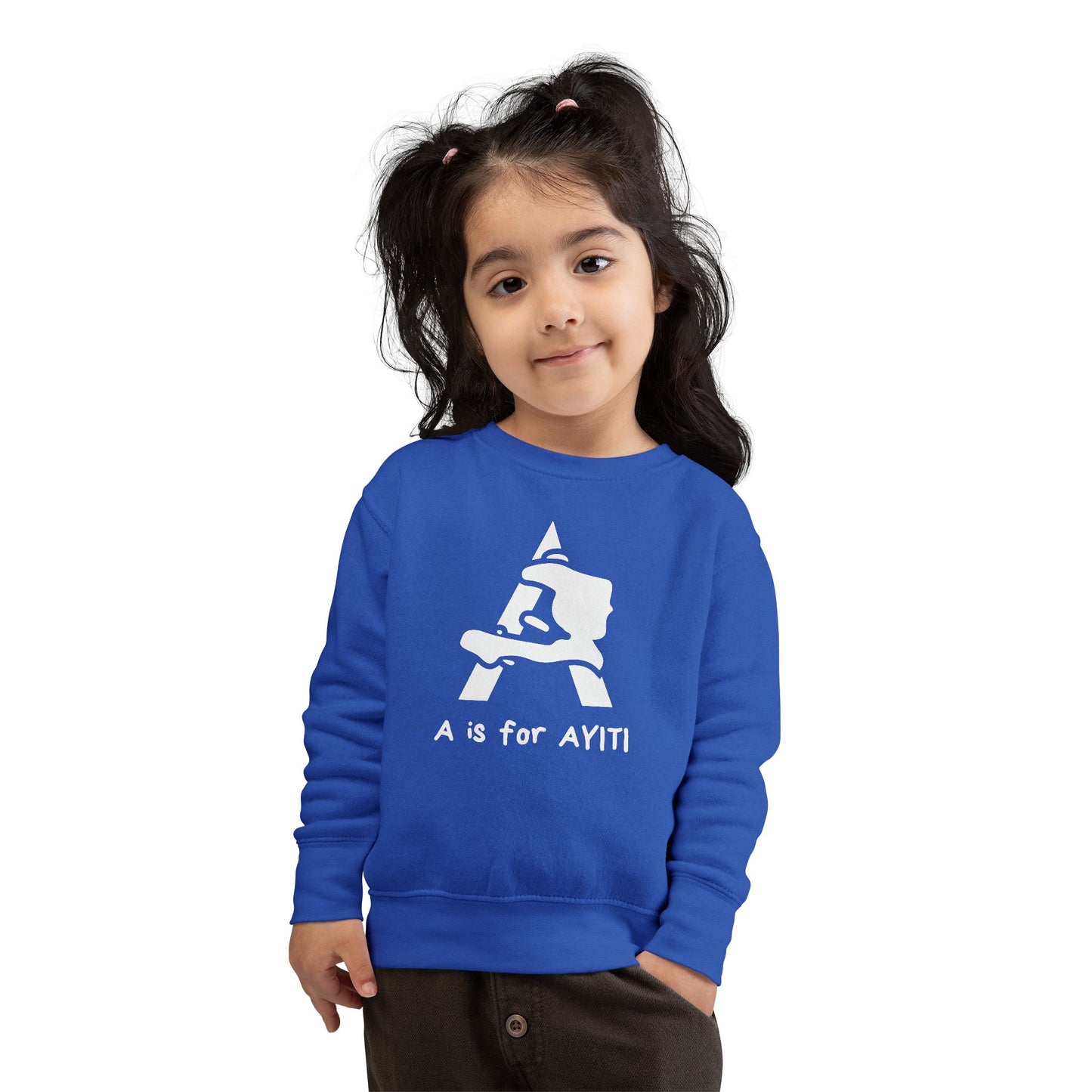 "A is for Ayiti" Toddler Sweatshirt