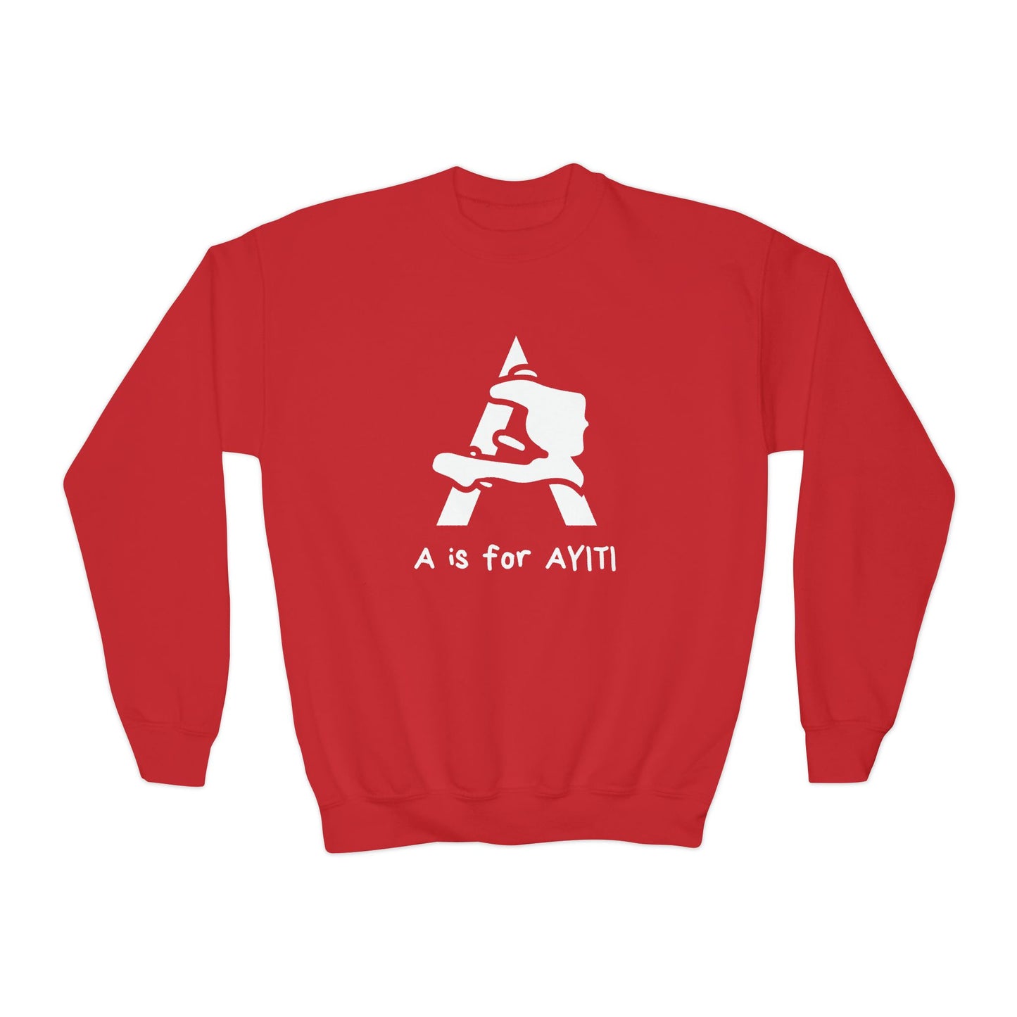 "A is for Ayiti" Youth Sweatshirt