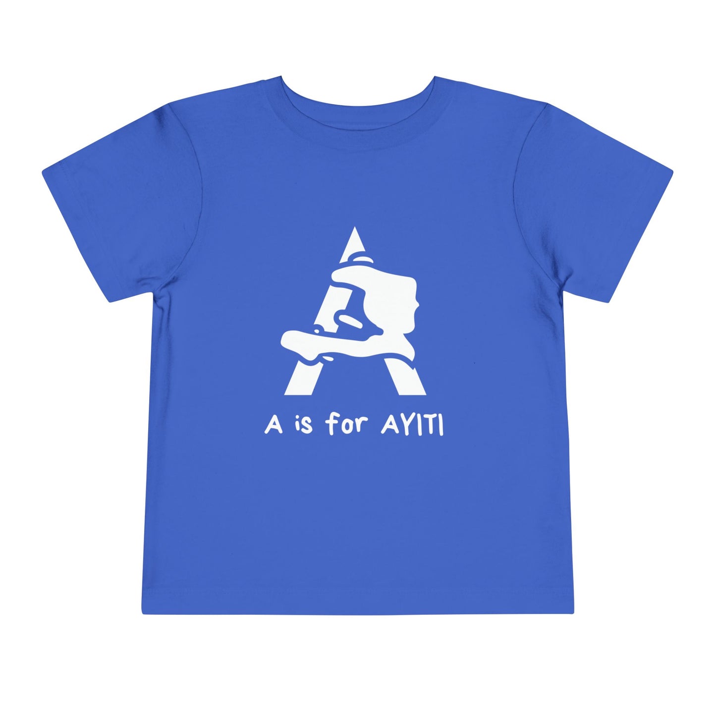 “A is for Ayiti” Toddler Tee - Reclaiming the Name of Our Homeland